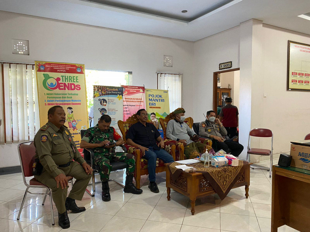 Zoom Meeting Pelaksanaan Pemantauan Pilkel Serentak Tahun 2022 Kabupaten Badung